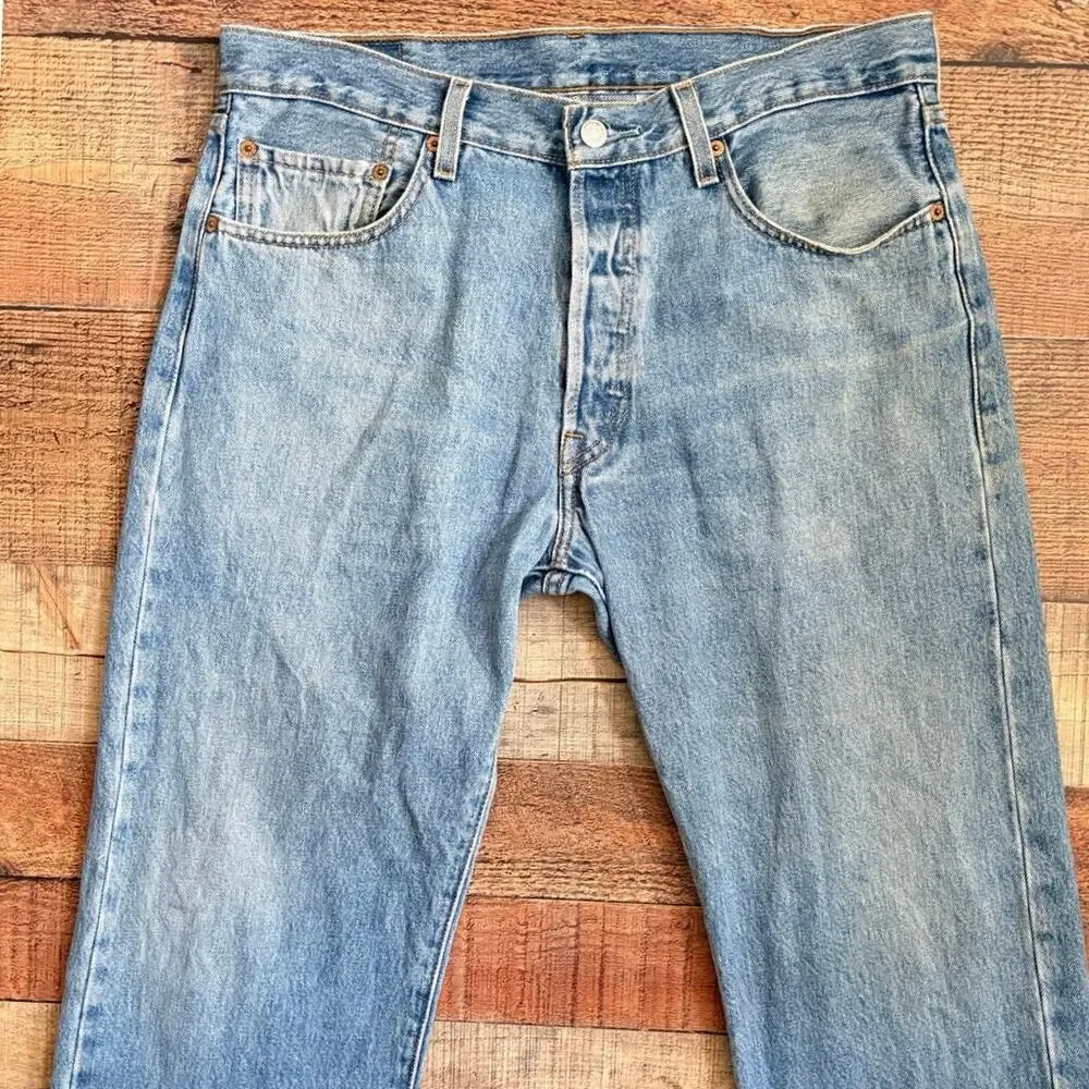 Levi’s 501 Vintage 90s Jeans Men’s W34 L32 (34x30.5) Med Wash grunge western
